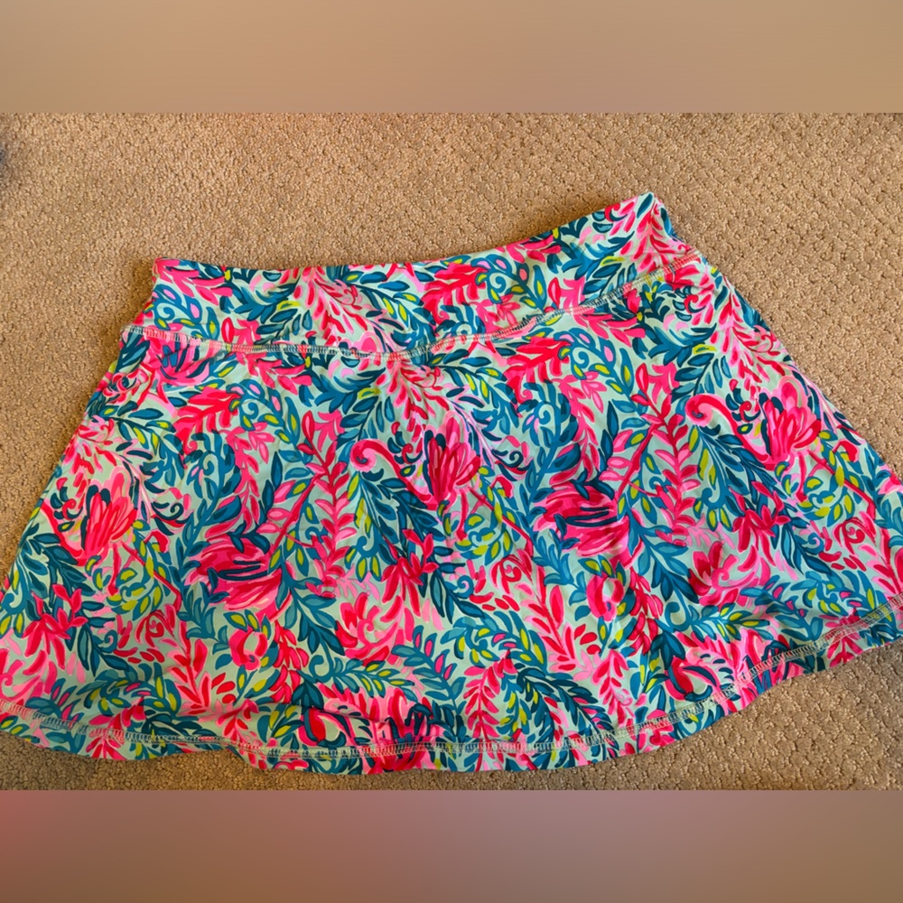 UPF 50+ LUXLETIC AILA SKORT Surf Blue Flim Flam Size M